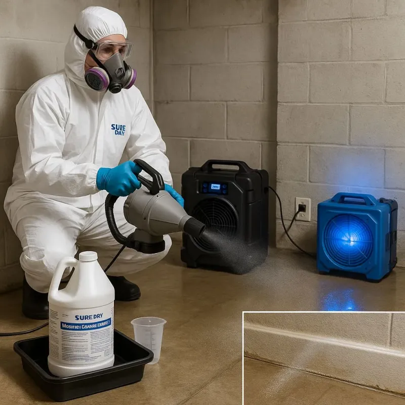 Sanitization and Odor Removal process in Dayton, MN